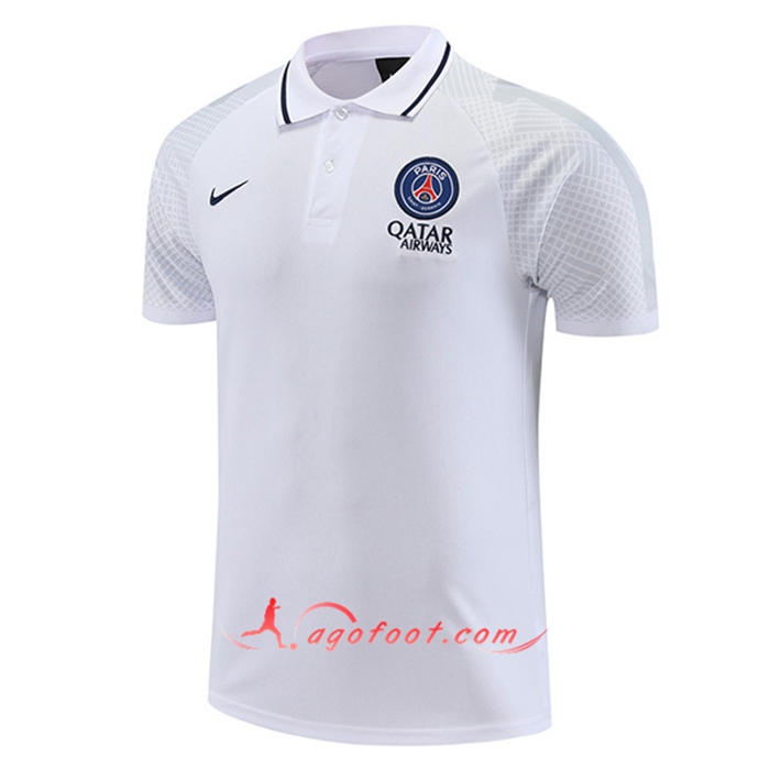 Polo Foot PSG Blanc 2022/2023 -02