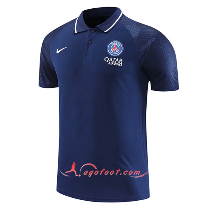 Polo Foot PSG Bleu Marine 2022/2023