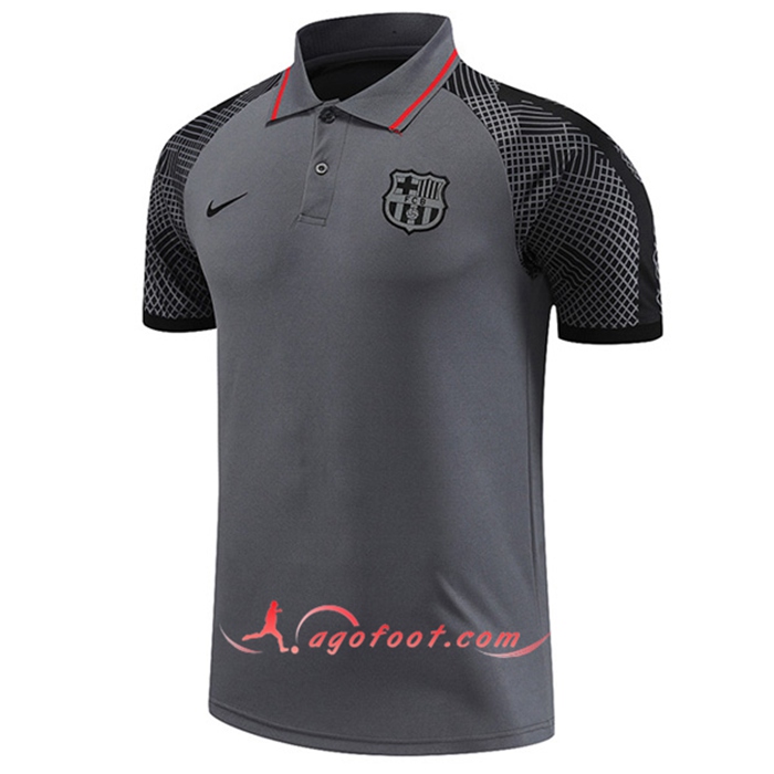 Polo Foot FC Barcelone Gris Foncé 2022/2023