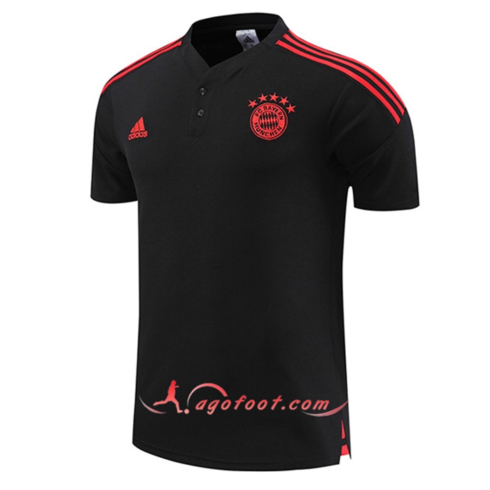 Polo Foot Bayern Munich Noir 2022/2023