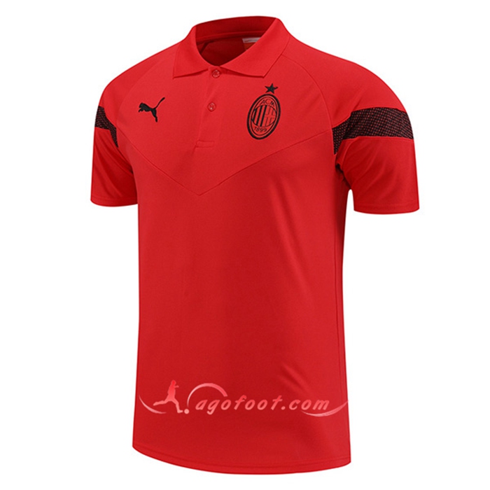 Polo Foot Milan AC Rouge 2022/2023