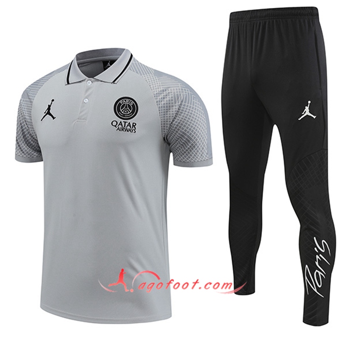 Ensemble Polo PSG Gris 2022/2023