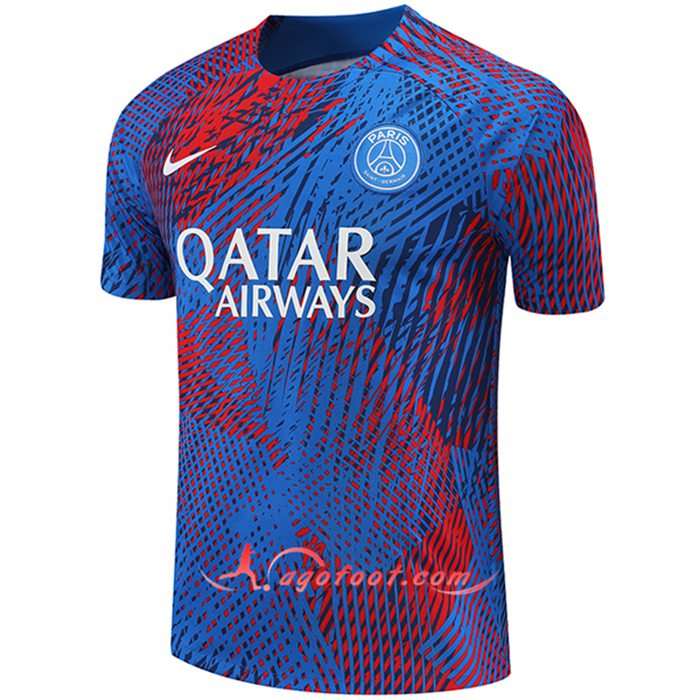 Training T-Shirts PSG Bleu/Rouge 2022/2023