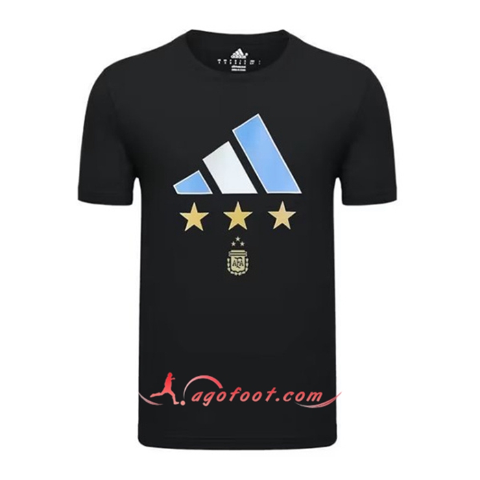 Training T-Shirts Argentin 3 Stars Noir 2022/2023