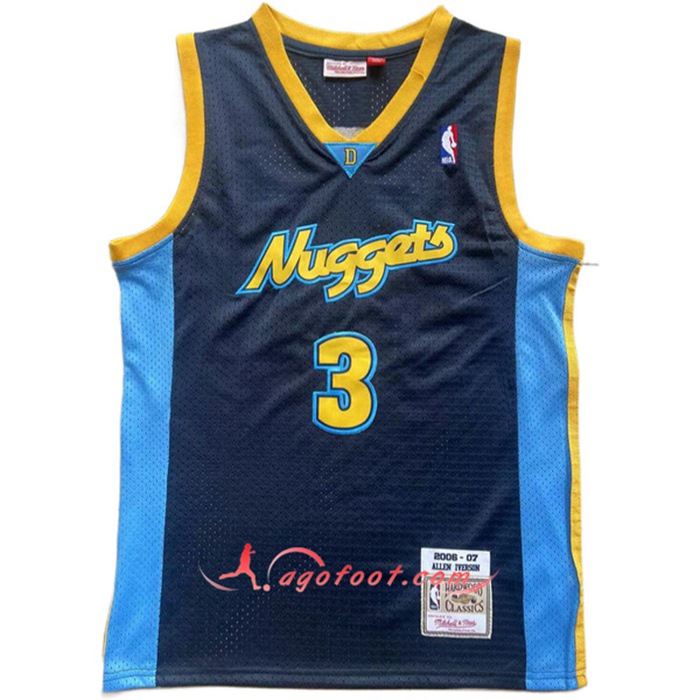 Maillot Denver Nuggets (IVERSON #3) 2022/23 Bleu Marine