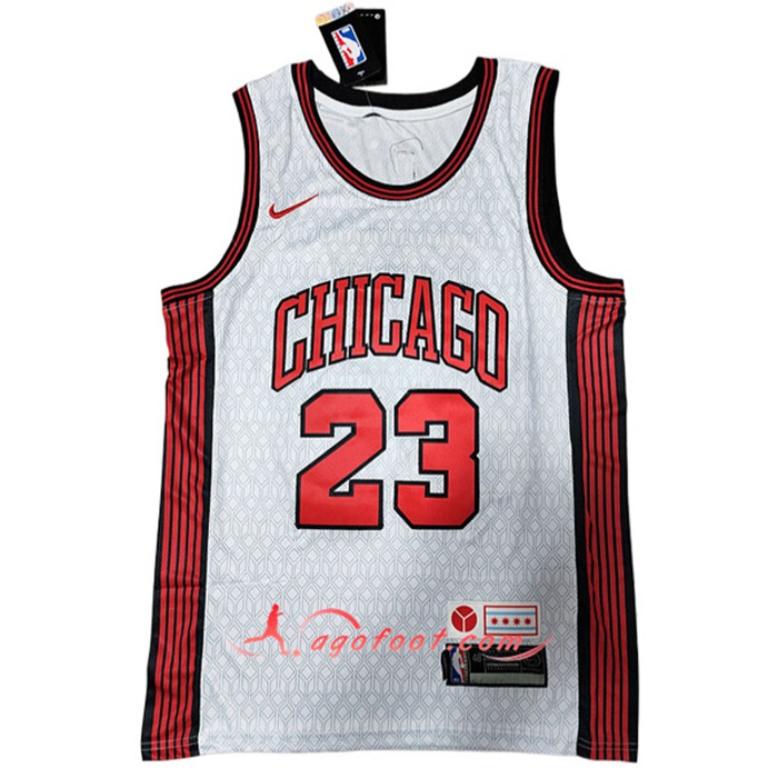 Maillot Chicago Bulls (JORDAN #23) 2022/23 Blanc