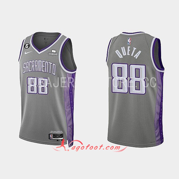 Maillot Sacramento Kings (QUETA #88) 2022/23 Gris