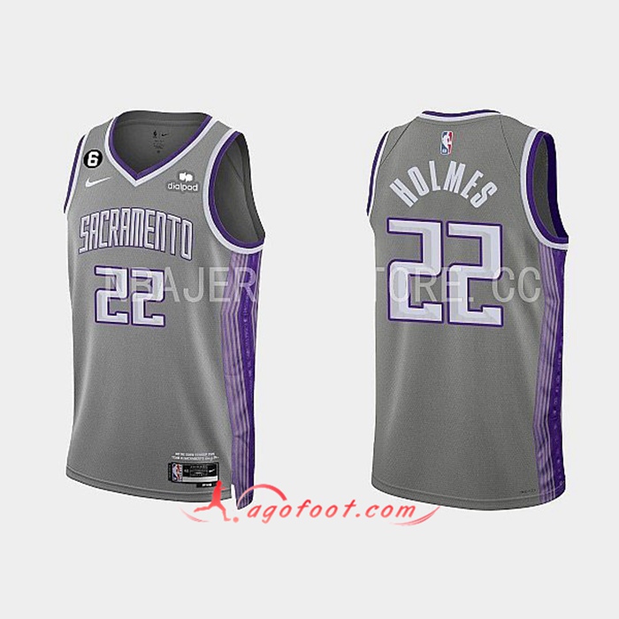 Maillot Sacramento Kings (HOLMES #22) 2022/23 Gris