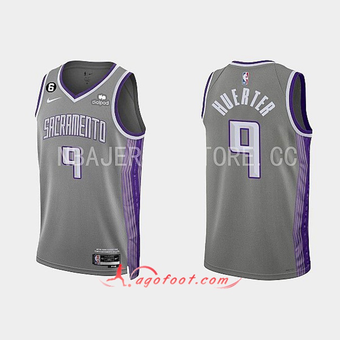 Maillot Sacramento Kings (HUERTER #9) 2022/23 Gris