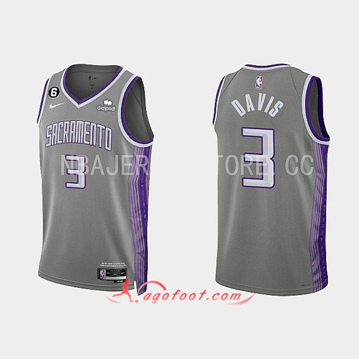 Maillot Sacramento Kings (DAVIS #3) 2022/23 Gris