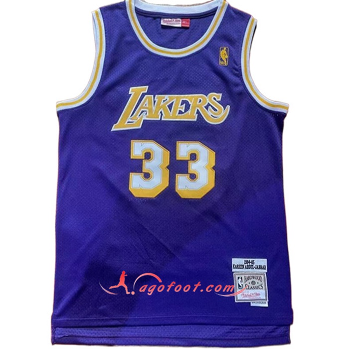 Maillot Los Angeles Lakers (ABDUL-JABBAR #33) 2022/23 Pourpre