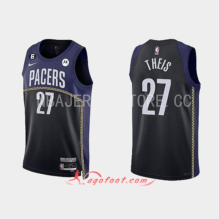 Maillot Indiana Pacers (THEIS #27) 2022/23 Noir/Bleu