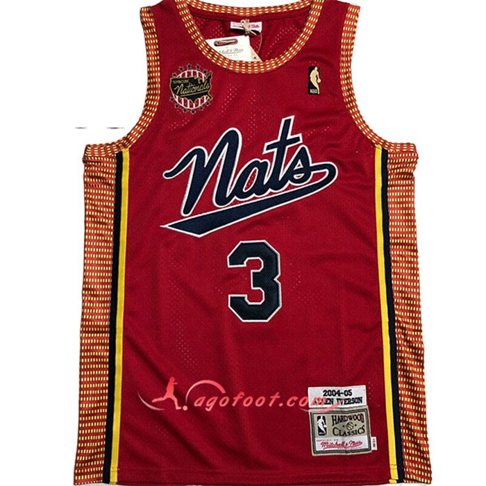 Maillot Detroit Pistons (IVERSON #12) 2022/23 Rouge