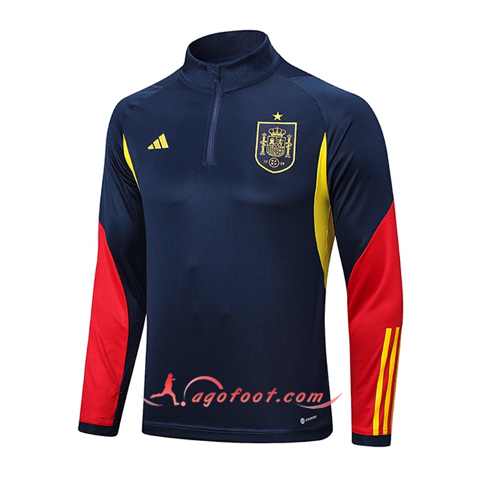 Sweatshirt Training Espagne Bleu Marine 2022/2023