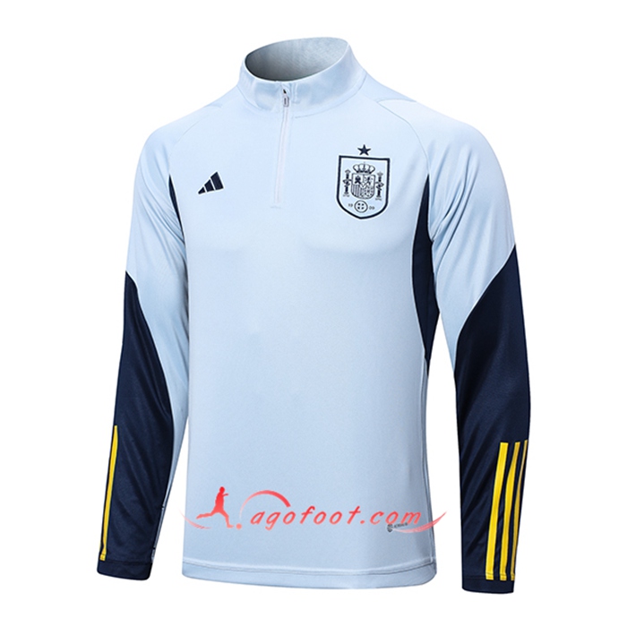 Sweatshirt Training Espagne Bleu Clair 2022/2023