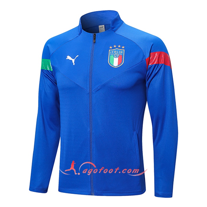 Veste Foot Italie Bleu 2022/2023