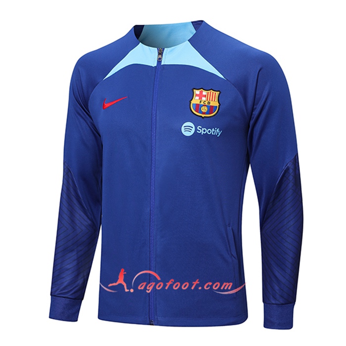 Veste Foot FC Barcelone Bleu Marine 2022/2023