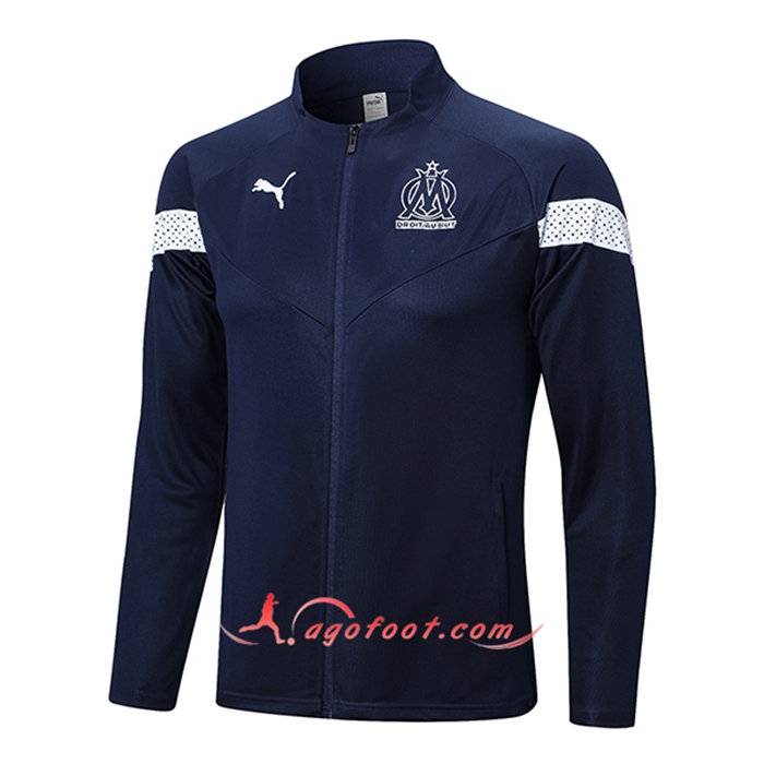Veste Foot Marseille Bleu Marine 2022/2023