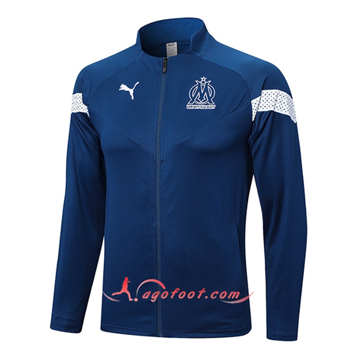 Veste Foot Marseille Bleu 2022/2023
