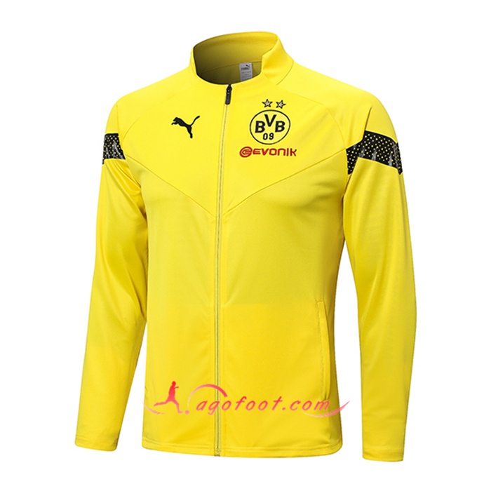 Veste Foot Dortmund Jaune 2022/2023