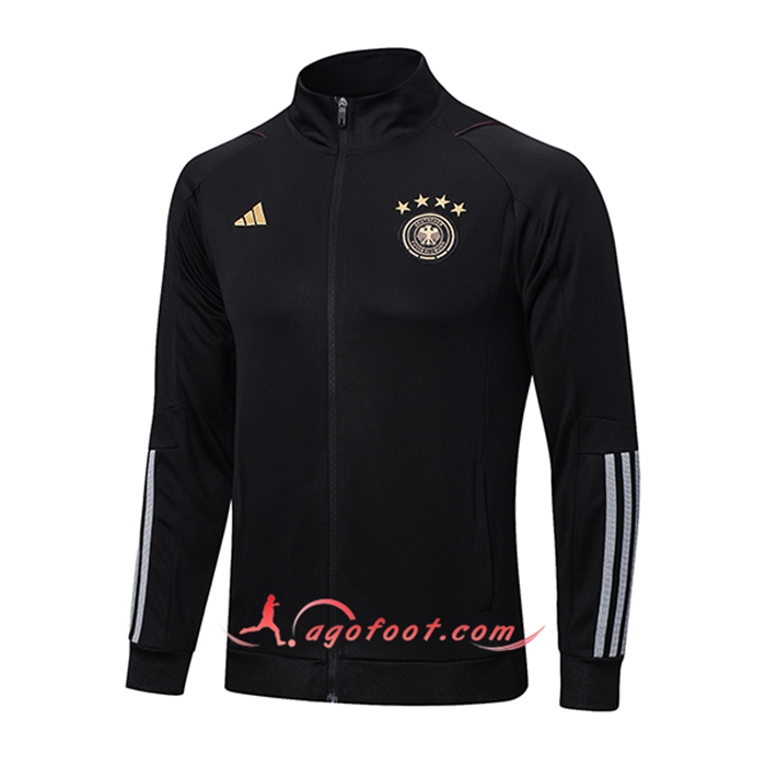 Veste Foot Allemagne Noir 2022/2023