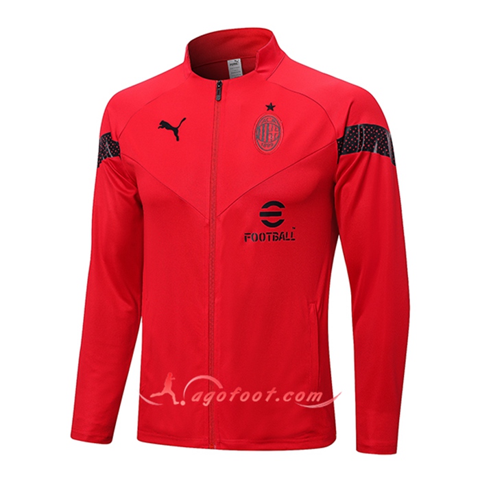 Veste Foot Milan AC Rouge 2022/2023