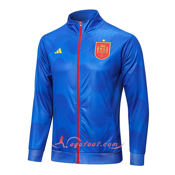 Veste Foot Espagne Bleu 2022/2023