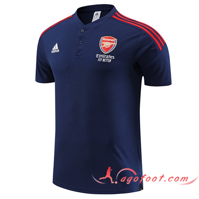 Polo Foot Arsenal Bleu Marine 2022/2023