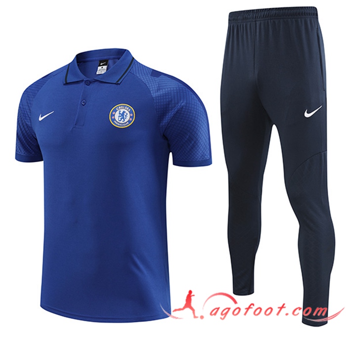 Ensemble Polo FC Chelsea Bleu 2022/2023 -02