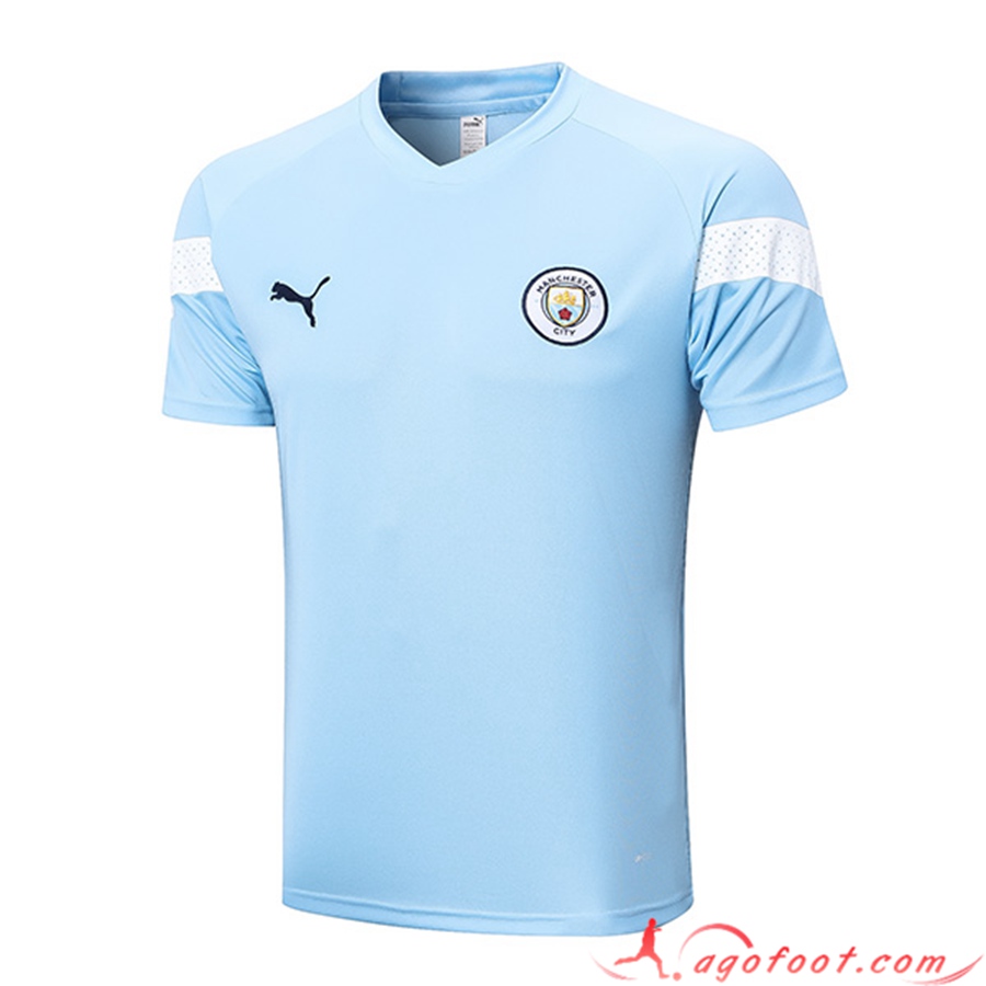 Training T-Shirts Manchester City Bleu Clair 2022/2023