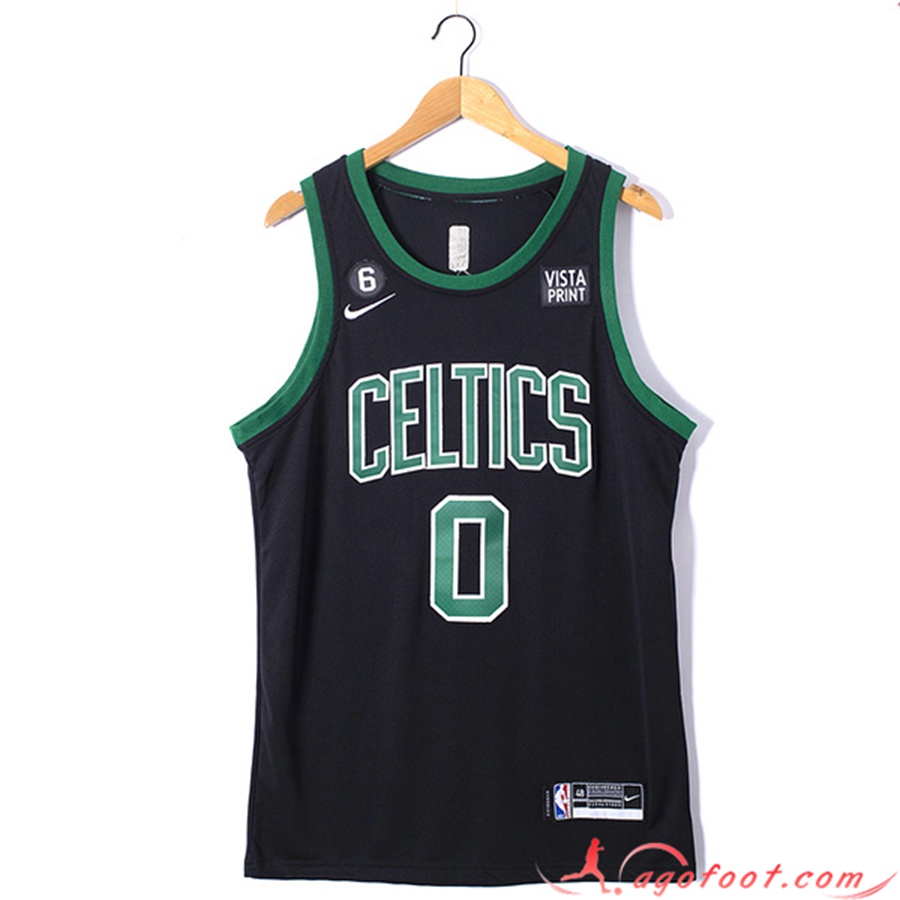 Maillot Boston Celtics (TATUM #0) 2022/23 Noir