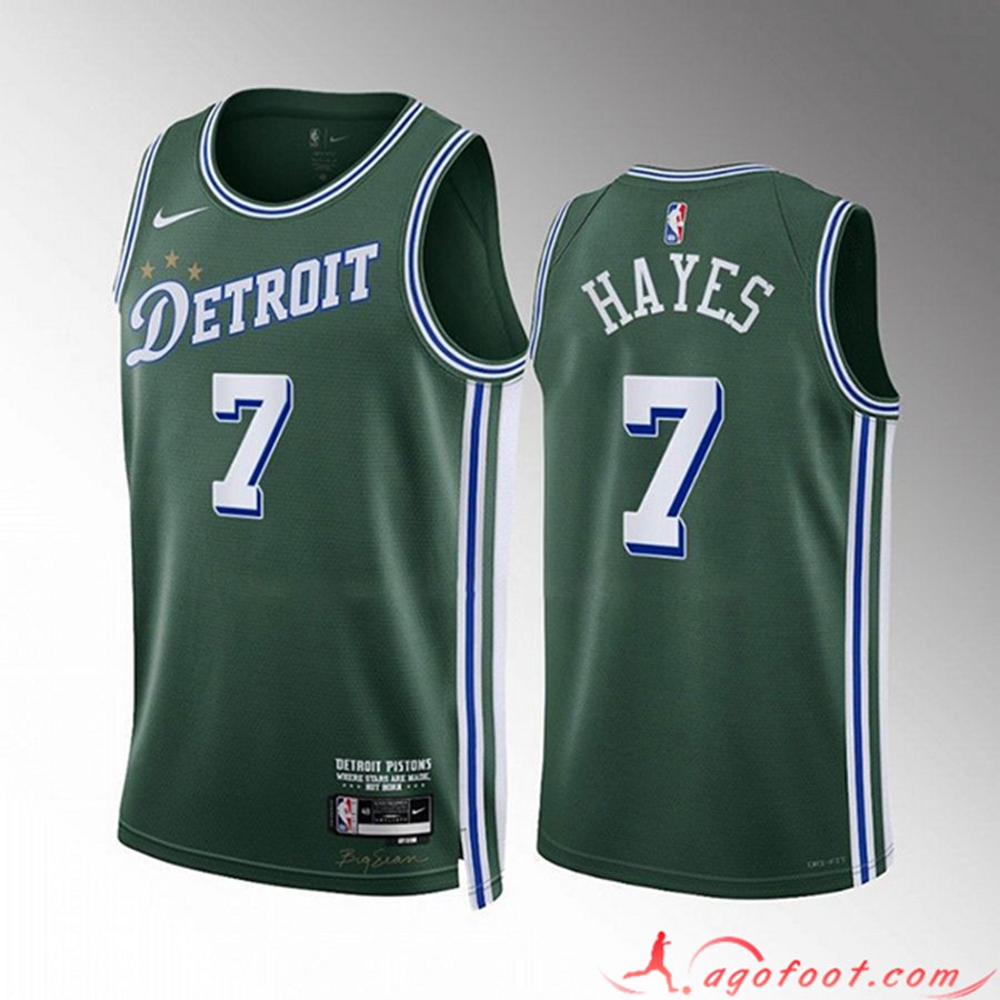 Maillot Detroit Pistons (HAYES #7) 2022/23 Vert