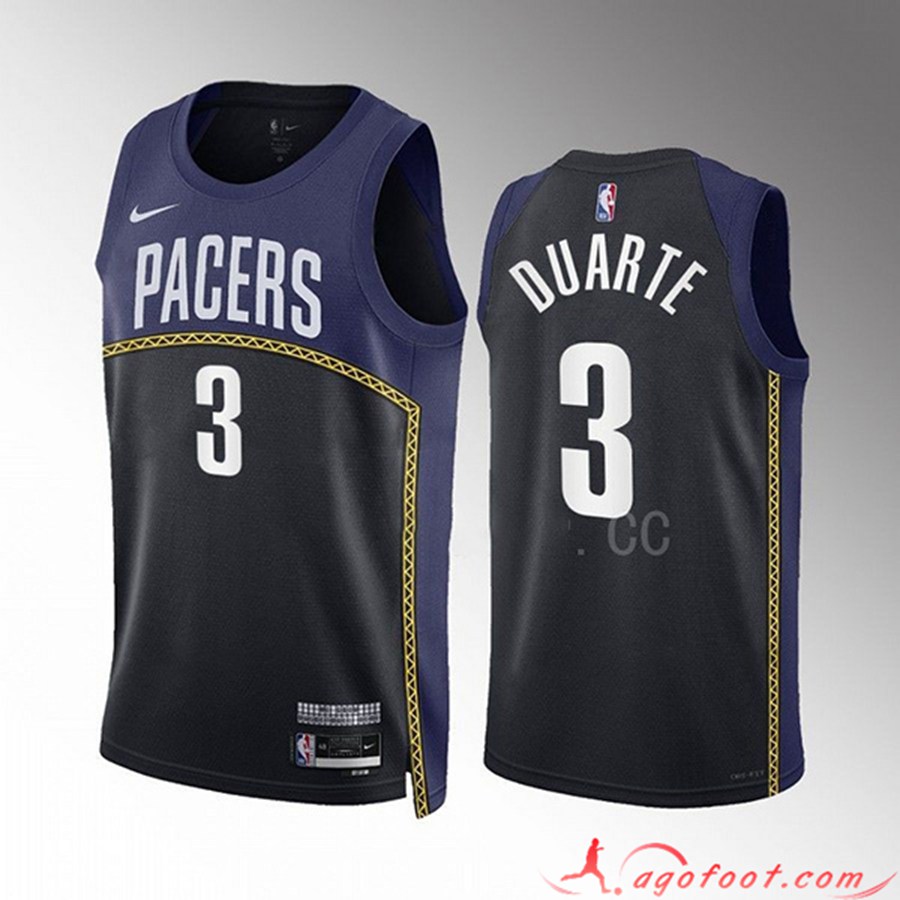 Maillot Indiana Pacers (DUARTE #3) 2022/23 Noir/Bleu