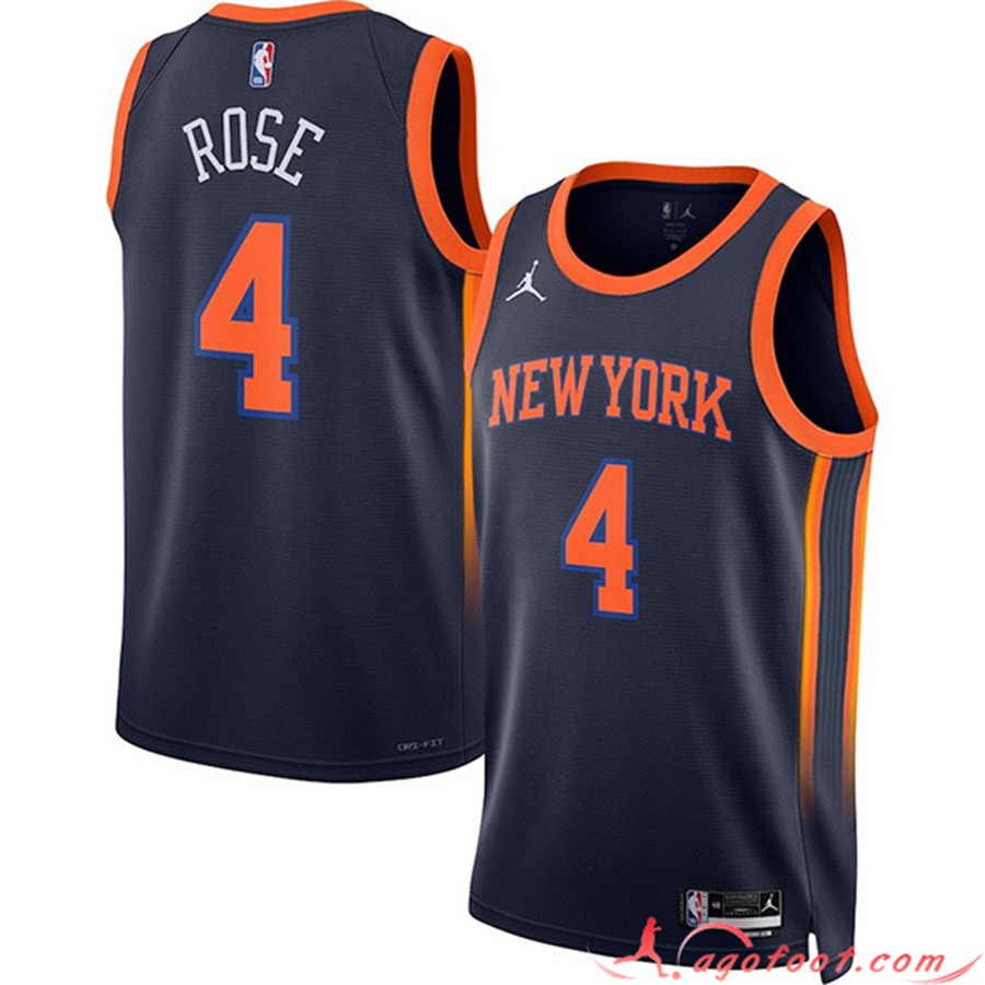 Maillot New York Knicks (ROSE #4) 2022/23 Noir