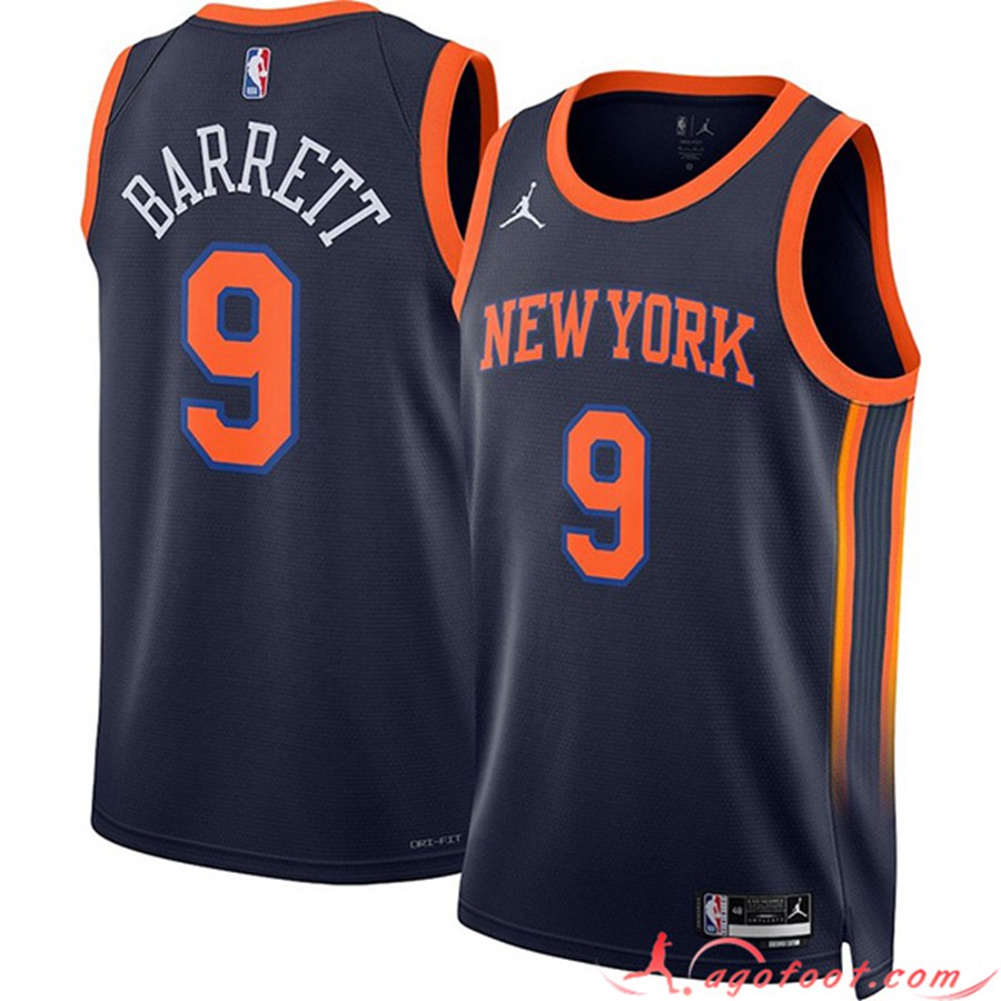 Maillot New York Knicks (BARRETT #9) 2022/23 Noir