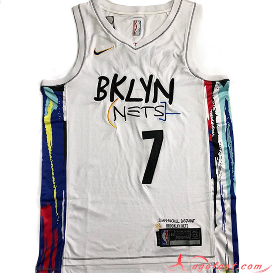 Maillot Brooklyn Nets (DURANT #7) 2022/23 Blanc