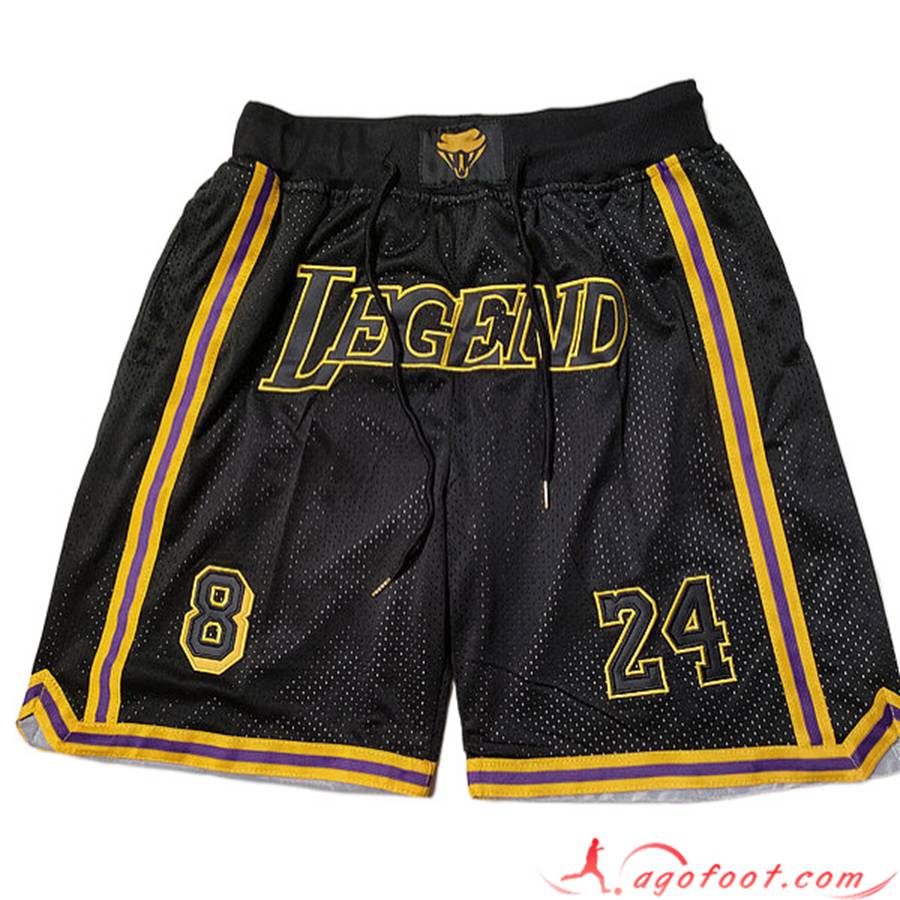 Shorts NBA Los Angeles Lakers Noir