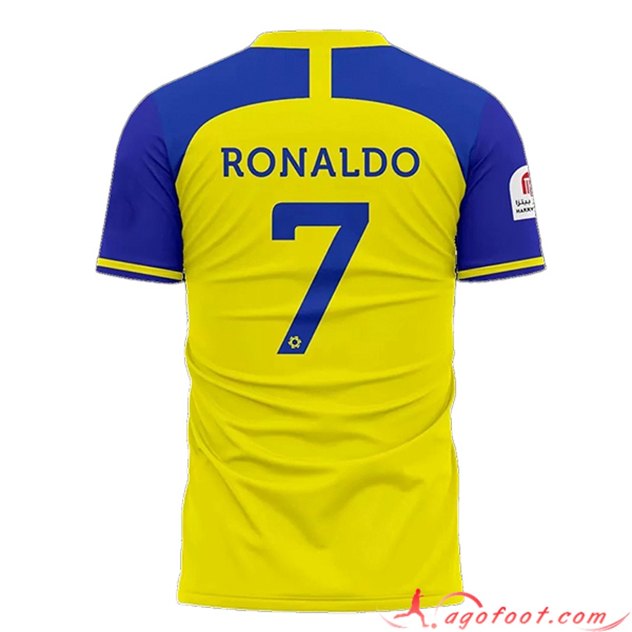Nouveau Maillot de Foot Al-Nassr (RONALDO #7) Domicile 2022/2023