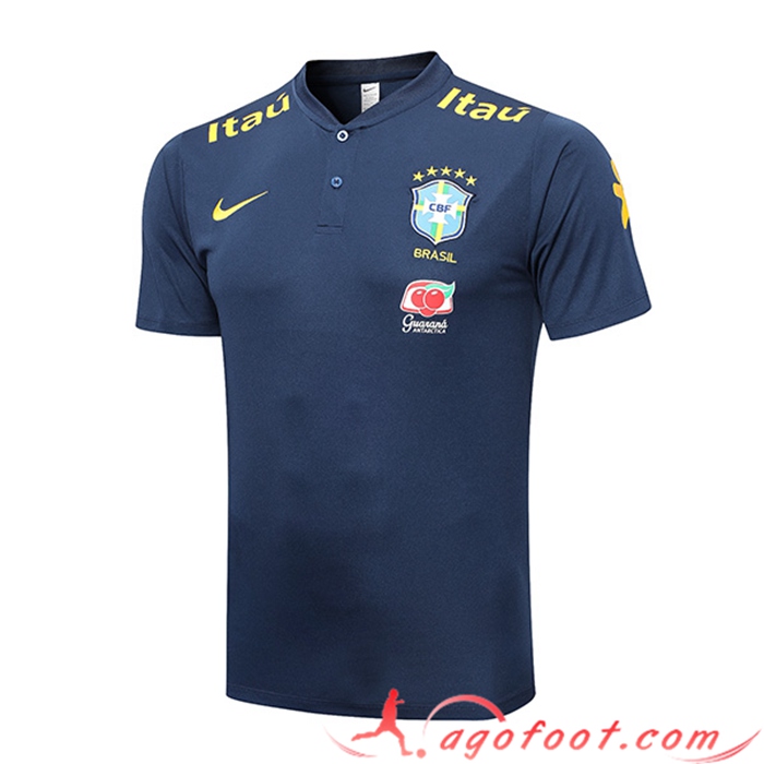 Polo Foot Bresil Bleu Marine 2023/2023