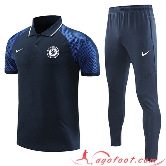Ensemble Polo FC Chelsea Bleu Marine 2023/2023