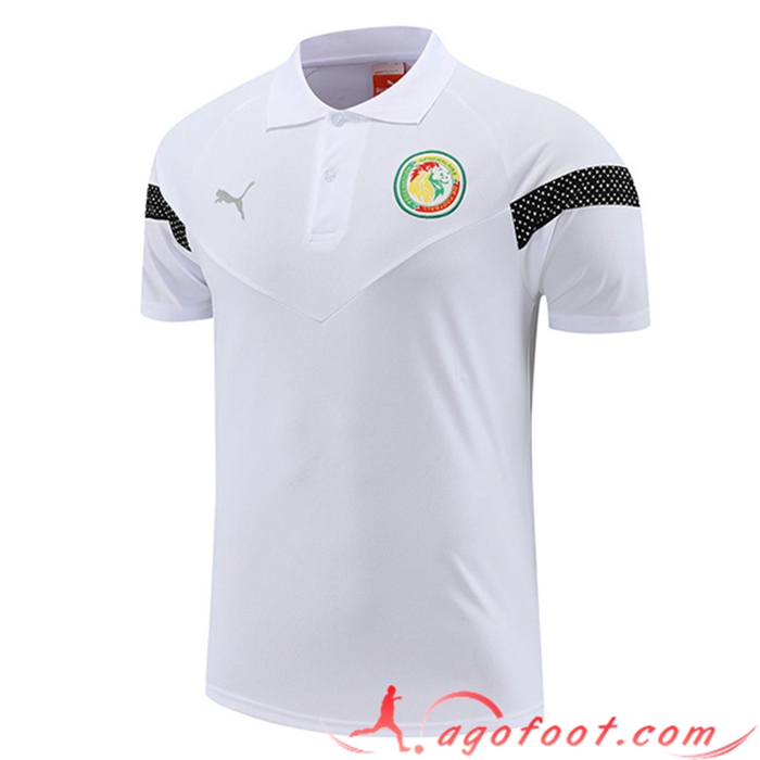 Polo Foot Sénégal Blanc 2023/2023