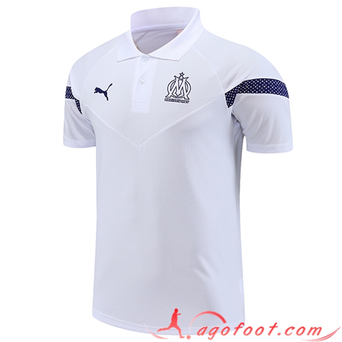 Polo Foot Marseille Blanc 2023/2023