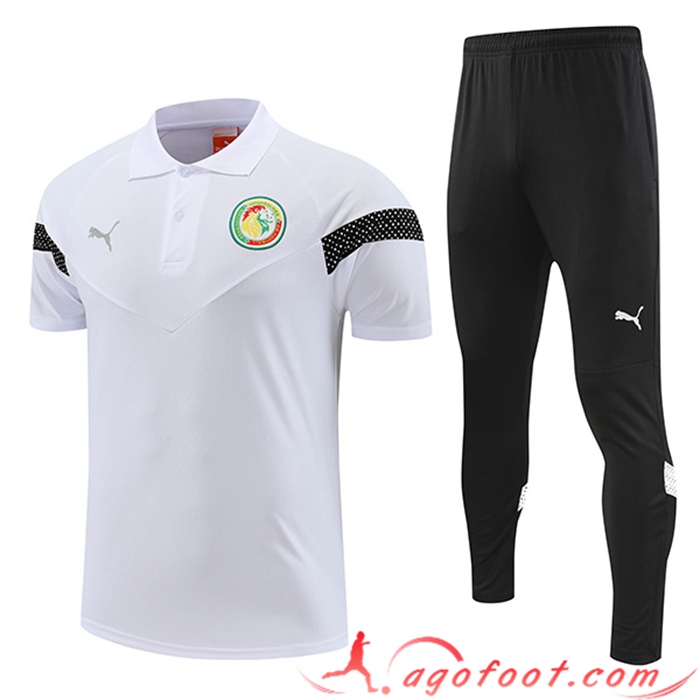 Ensemble Polo Sénégal Blanc 2023/2023