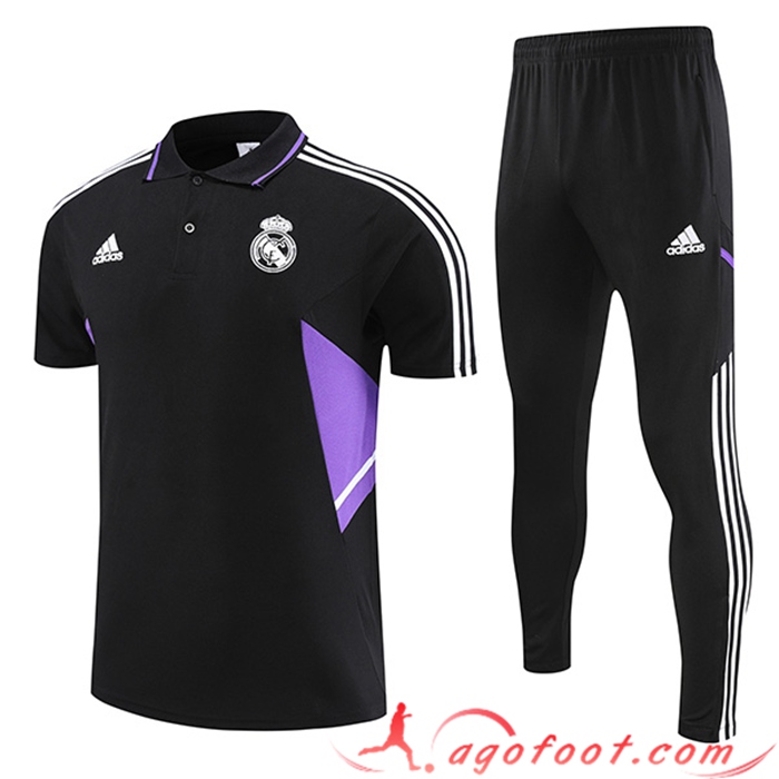 Ensemble Polo Real Madrid Noir 2023/2023