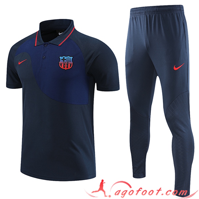 Ensemble Polo FC Barcelone Bleu Marine 2023/2023
