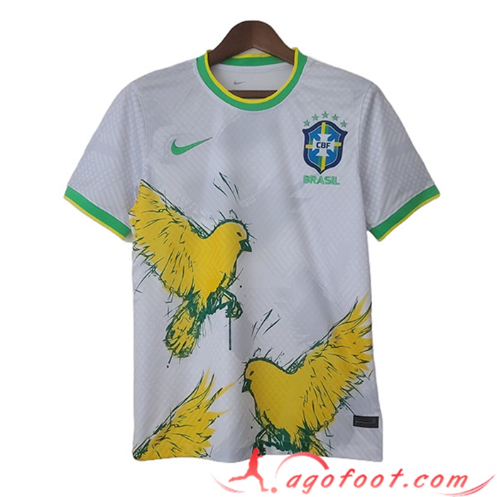 Training T-Shirts Bresil Blanc 2023/2023