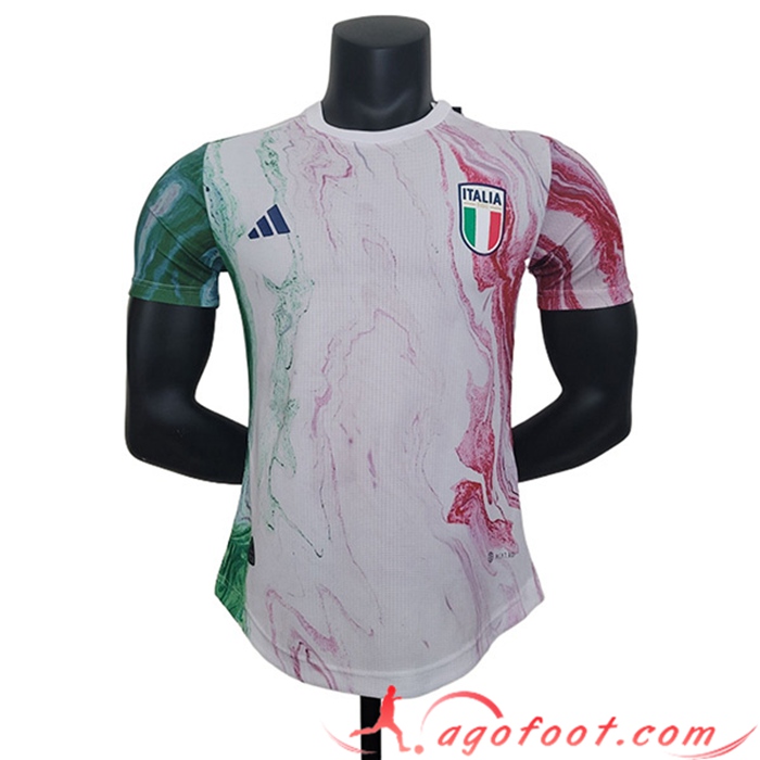 Training T-Shirts Italie Blanc/Vert/Rose 2023