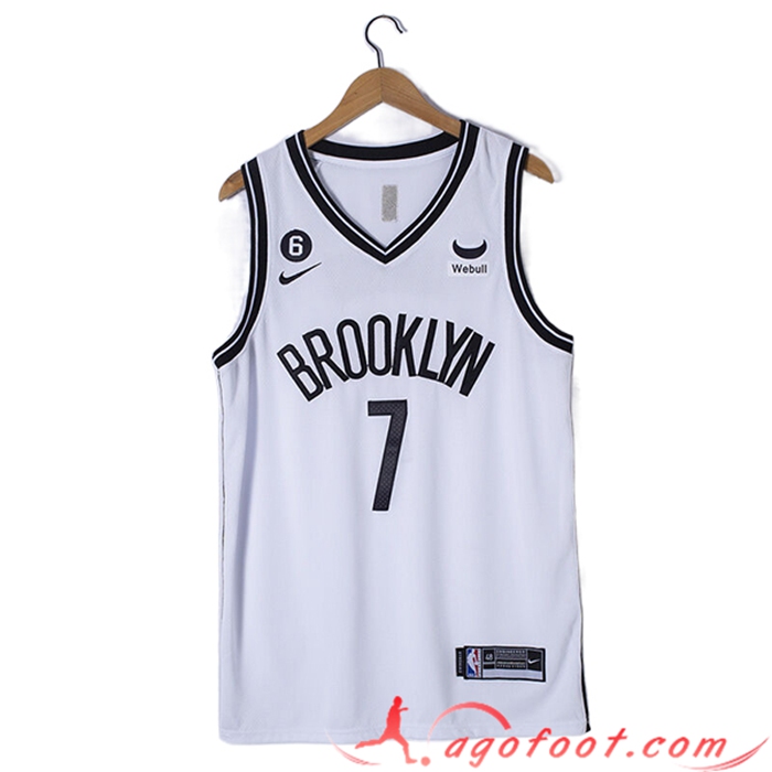 Maillot Brooklyn Nets (DURANT #7) 2023/23 Blanc