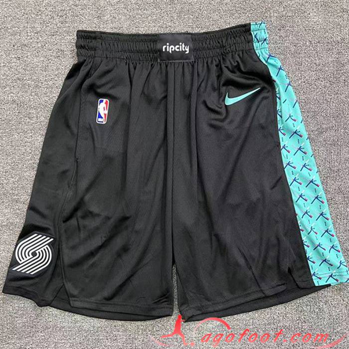 Shorts NBA Portland Trail Blazers Noir/Vert