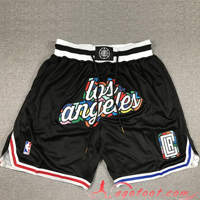 Shorts NBA Los Angeles Clippers Noir